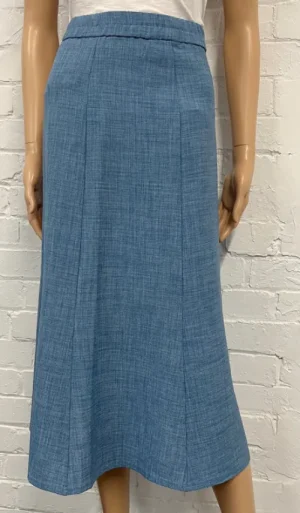 UNTUCKit Skirts & Trousers*Amelia Jane Of London Cara 6 Panel Skirt Denim Blue