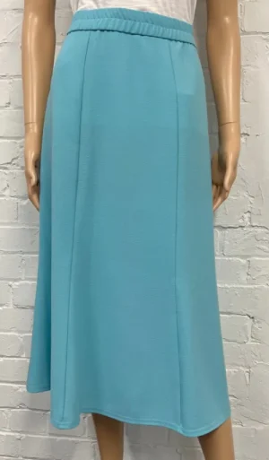 UNTUCKit Skirts & Trousers*Amelia Jane Of London Cara 6 Panel Skirt Aqua