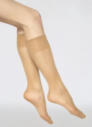 UNTUCKit Socks|Hosiery*Andrea Bucci 20D Comfort Top 2 Pack Knee Highs