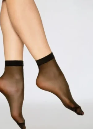 UNTUCKit Hosiery*Andrea Bucci Silk 15 Denier 2 Pair Pack Ankle High