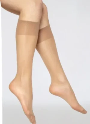 UNTUCKit Hosiery*Andrea Bucci Silk 15 Denier 2 Pair Pack Knee Highs