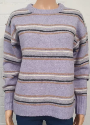 UNTUCKit Tops & Cardigans*Brandtex Striped Jumper Lilac