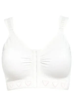 UNTUCKit Bras|Pocketed Bras*Cancer Research UK  Post- Surgery Comfort Bra White