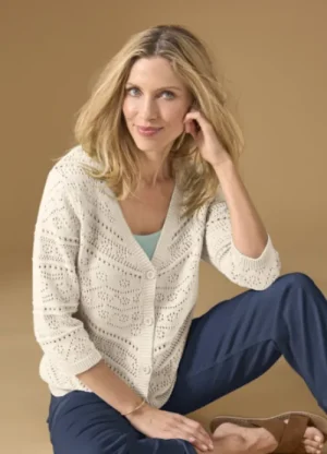 UNTUCKit Tops & Cardigans*Damart Cardigan Ivory