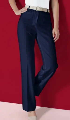 UNTUCKit Skirts & Trousers*Damart Tummy Slimming Trousers Navy