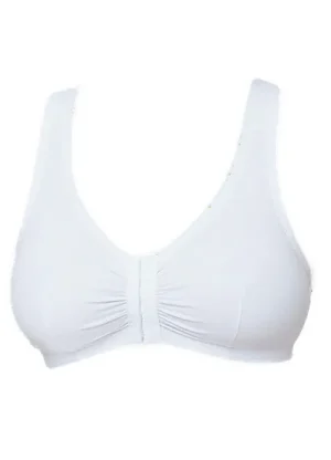 UNTUCKit Front Fastening Bras|Bras*Glamorise Complete Comfort T-Back Bra White