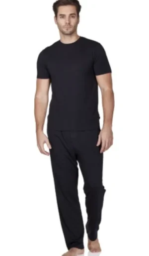 UNTUCKit Underwear|Nightwear*Haigman Bamboo Cotton Comforts Lounge Trousers Black