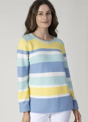 UNTUCKit Tops & Cardigans*Jessica Graaf Stripe Jumper Aqua
