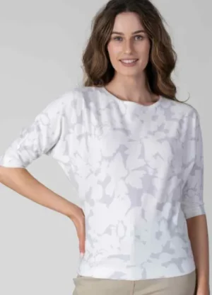 UNTUCKit Tops & Cardigans*Jessica Graaf Floral Fleur Jumper Off - White