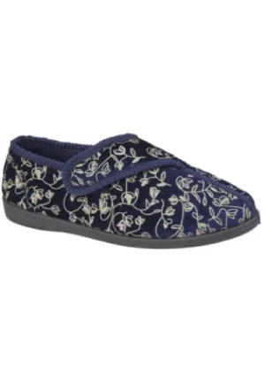 UNTUCKit Shoes & Slippers*Jo & Joe Ladies Eva Flower Touch & Close Slippers