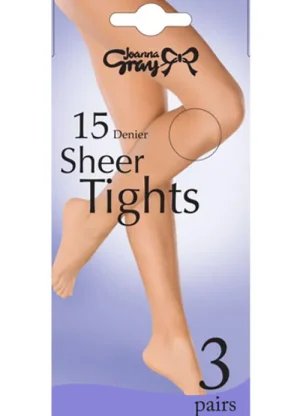 UNTUCKit Hosiery*Joanna Gray 3 Pair Pack Of Tights Mink