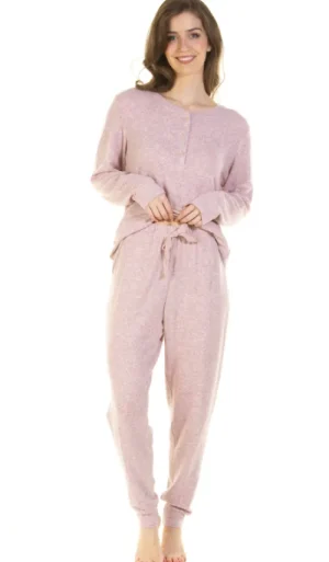 UNTUCKit Pyjamas*La Marquise Lush Lounge Long Sleeve Pyjama Pink