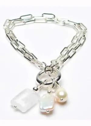 UNTUCKit Jewellery*Large Link Cubic Zirconia Bracelet