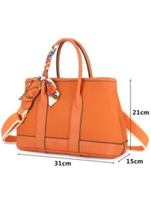 UNTUCKit Bags & Purses*Long And Son Crossbody With Twilly Scarf Orange