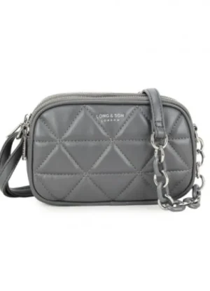 UNTUCKit Bags & Purses*Long And Son Small Quilted Crossbody Bag Brown