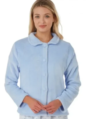 UNTUCKit Bed Jackets*Marlon Coral Fleece Bed Jacket