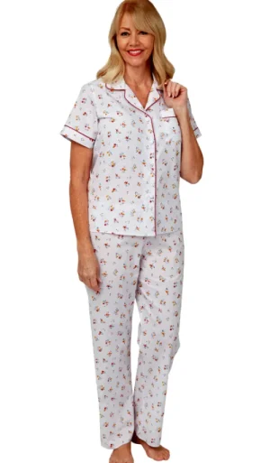 UNTUCKit Pyjamas*Marlon Penny Short Sleeve Pyjama Apricot