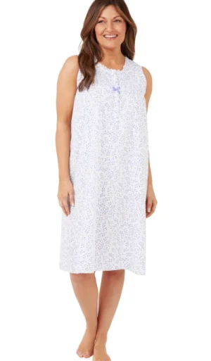 UNTUCKit Nightdresses*Marlon Swirl Leaf 40 Blue