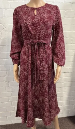 UNTUCKit Dresses*Mudflower Fleck Print Tiered Dress