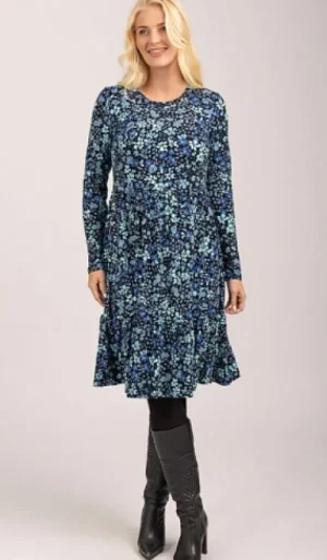 UNTUCKit Dresses*Mudflower Floral Soft Touch Dress Pink