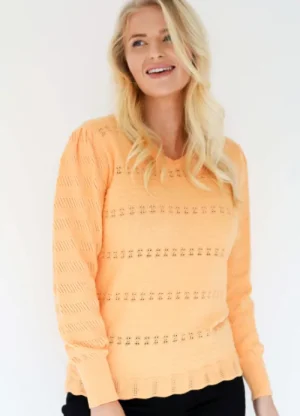 UNTUCKit Tops & Cardigans*Mudflower Light Weight Fine Knit Jumper Orange