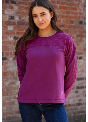 UNTUCKit Tops & Cardigans*Mudflower Long Sleeve Sweatshirt Purple
