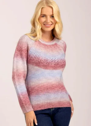 UNTUCKit Tops & Cardigans*Mudflower Ombre Round Neck Jumper Multi