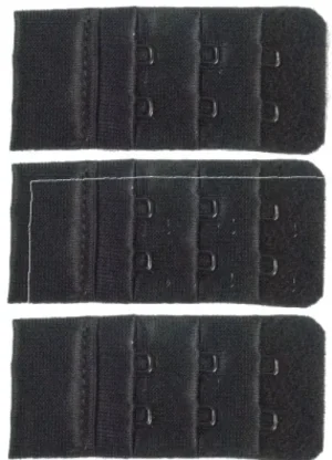 UNTUCKit Extras*Naturana 3 Pack Bra Extender Narrow Two Hook & Eye