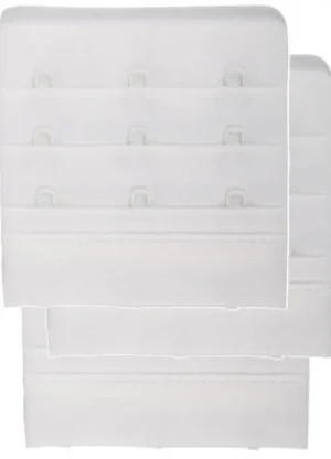 UNTUCKit Extras*Naturana 3 Pack Bra Extender Wide Three Hook & Eye