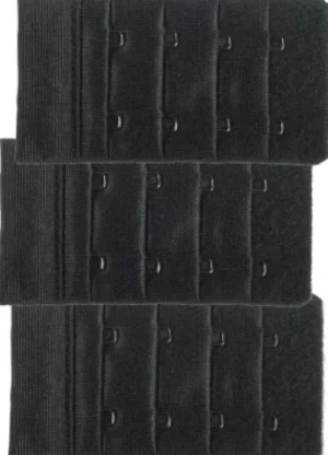 UNTUCKit Extras*Naturana 3 Pack Bra Extender Wide Two Hook & Eye