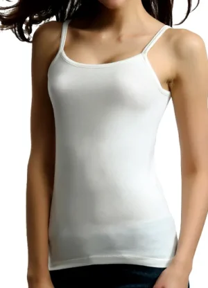 UNTUCKit Vests*Palm Luxury Warmth Generation Thermal Camisole Vest Ivory