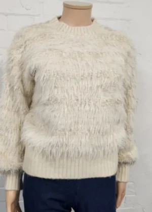 UNTUCKit Tops & Cardigans*Paramour Fluffy Glitter Jumper Stone