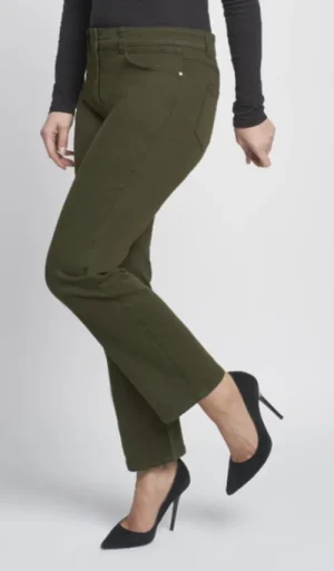 UNTUCKit Skirts & Trousers*Pinns Super Stretch Straight Leg Deluxe Denim Jean Khaki