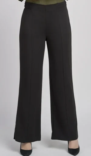UNTUCKit Skirts & Trousers*Pinns Wide Leg Trouser With Waist Detail Black