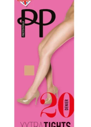 UNTUCKit Hosiery*Pretty Polly Everyday 20D Smooth Knit Tights Xxtra Bamboo