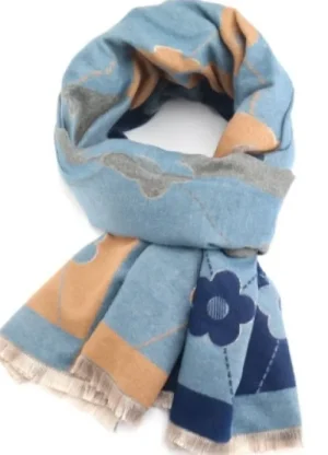 UNTUCKit Gloves, Scarves & Hats*Pure Fashions Block Flowers Scarf