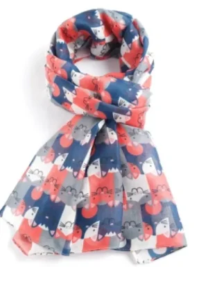 UNTUCKit Gloves, Scarves & Hats*Pure Fashions Happy Cats Scarf
