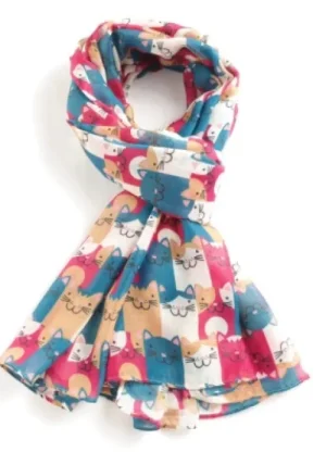 UNTUCKit Gloves, Scarves & Hats*Pure Fashions Happy Cats Scarf