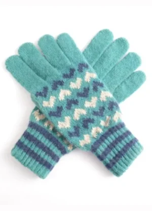 UNTUCKit Gloves, Scarves & Hats*Pure Fashions Heart Gloves Pink