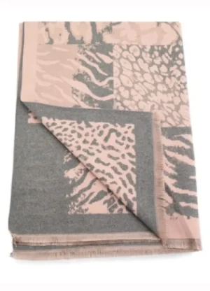 UNTUCKit Gloves, Scarves & Hats*Red Cuckoo Leopard Print Scarf