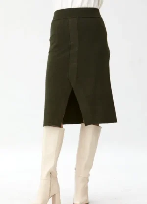 UNTUCKit Skirts & Trousers*Scorzzo Midi Skirt Khaki