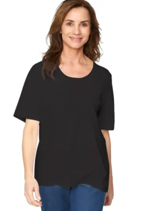 UNTUCKit Tops & Cardigans*Signature Round Neckline T-shirt Black