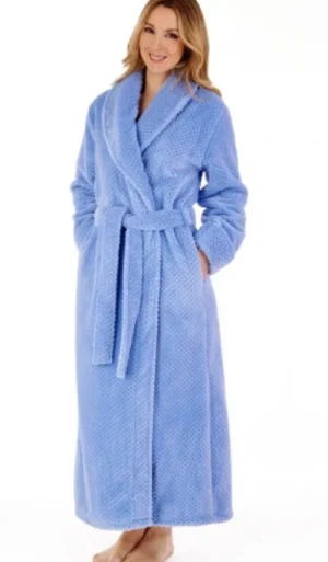 UNTUCKit Housecoats*Slenderella Full Length Waffle Collared Wrap