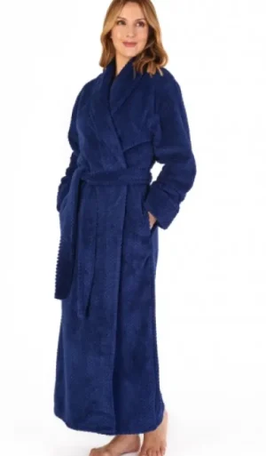 UNTUCKit Housecoats*Slenderella Full Length Waffle Collared Wrap