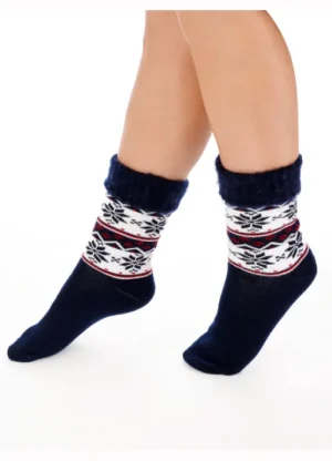 UNTUCKit Socks*Slenderella Supersoft Lounge Sock Navy