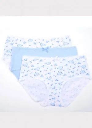 UNTUCKit Briefs*Slenders By Slenderella 3 Pair Pack Cotton Comfort Midi Briefs