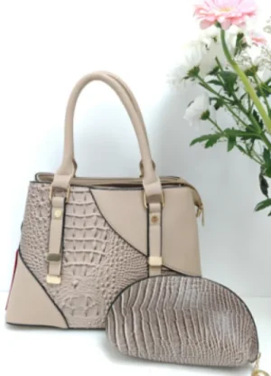 UNTUCKit Bags & Purses*Superbia Italy Croc Contrast Tote Bag