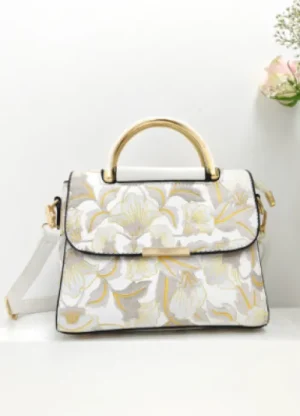 UNTUCKit Bags & Purses*Superbia Italy Small Floral Top Handle Bag