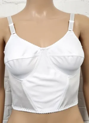 UNTUCKit Bras*Suzanne Charles Classic Long Line Bra White