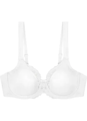 UNTUCKit Bras*Triumph Modern Lace + Cotton W Bra White